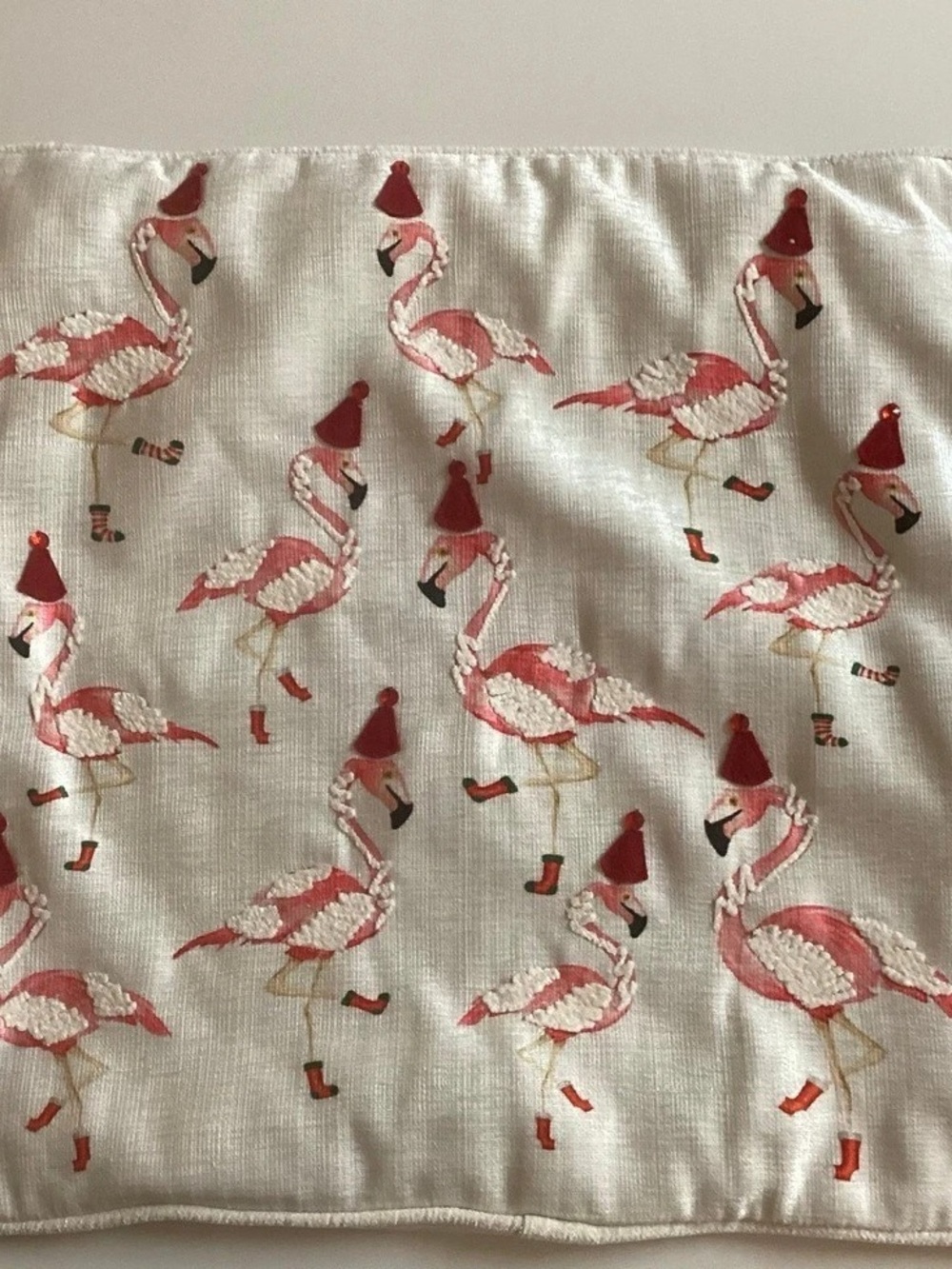 Lot Of 5 Atira Flamingos 15”x15” Throw Pillow Covers, Zippered Christmas Decor28